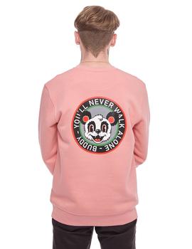Sudadera Buddy Climber salmón para hombre