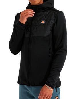 Chaqueta Ellesse Tetria FZ Hoody negra para hombre