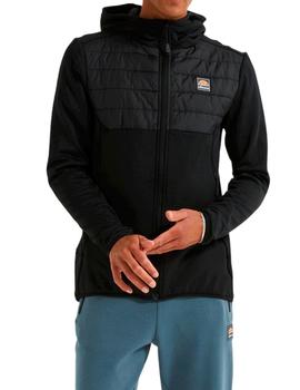 Chaqueta Ellesse Tetria FZ Hoody negra para hombre