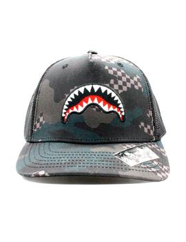 Gorra Sprayground tiburón negro