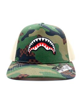 Gorra Sprayground tiburón camuflaje