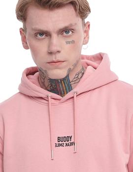 Sudadera Buddy Duffer rosa para hombre