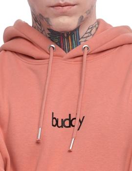 Sudadera Buddy HD rosa chicle para hombre