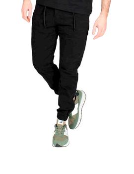 Pantalón negro Buddy cintura y tobillos elásticos