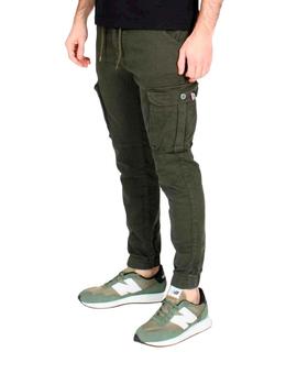 Pantalón cargo verde militar con bolsillos Buddy