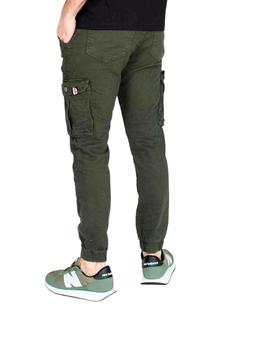 Pantalón cargo verde militar con bolsillos Buddy
