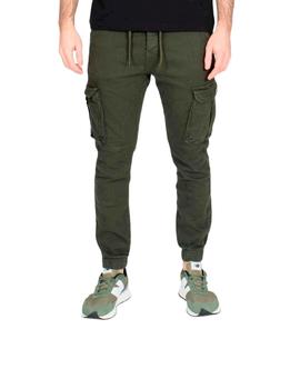 Pantalón cargo verde militar con bolsillos Buddy