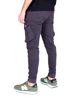 Pantalón Buddy con bolsillos grandes gris oscuro