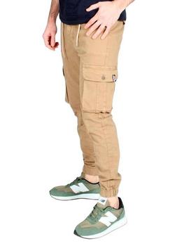 Pantalón chino Buddy con bolsillos color camel