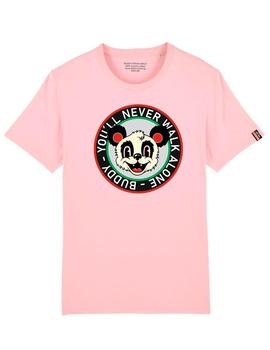 Camiseta Buddy Archive rosa para hombre