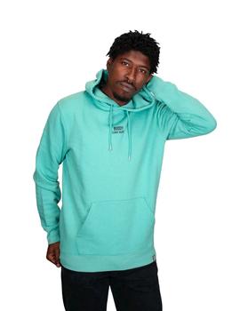 Sudadera Buddy Duffer verde menta con capucha