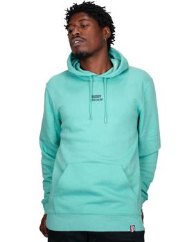 Sudadera Buddy Duffer verde menta con capucha