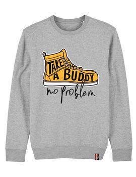 Sudadera Buddy Boot gris para hombre