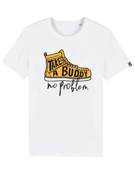 Camiseta Buddy Boot blanca para hombre