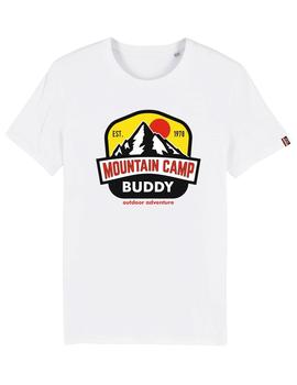 Camiseta Buddy Mountain blanca para hombre