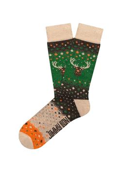 Calcetines gordos Jimmy Lion Winter Deer verdes