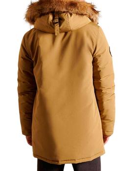 Parka Superdry Everest beige clarita para hombre