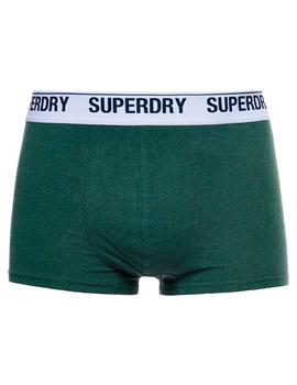 Bóxer Superdry verde para hombre