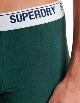 Bóxer Superdry verde para hombre