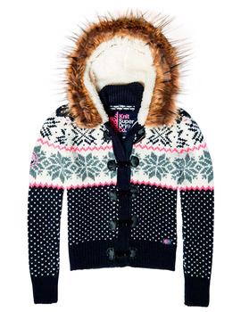 Chaqueta Superdry Chalet Snow estampada para mujer