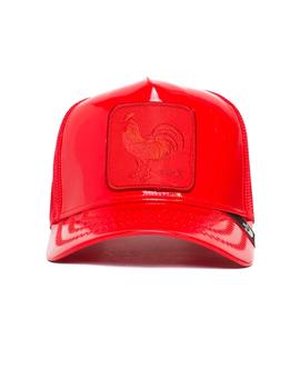 Gorra charol Goorin Bros Gallo roja