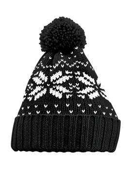 Gorro de navidad con pompón para chica y chico