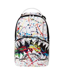 Mochila Sprayground con manchas de pintura