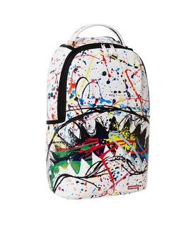 Mochila Sprayground con manchas de pintura