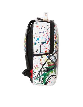 Mochila Sprayground con manchas de pintura