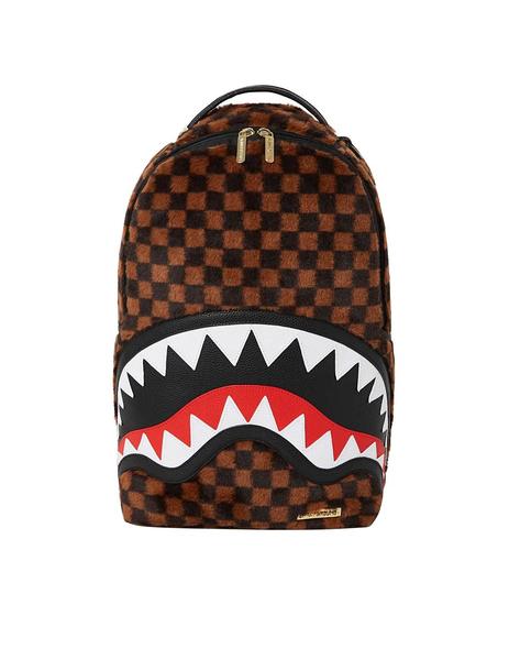 Mochila Sprayground cuadros marrones