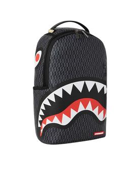 Mochila Sprayground del tiburón Money Check gris