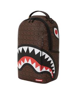 Mochila de lujo Sprayground Sharks in Paris marrón