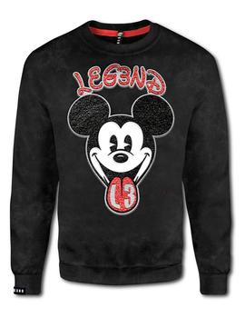 Sudadera Legend Mickey Mouse estilo Kiss