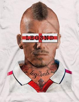 Camiseta Legend Beckham blanca