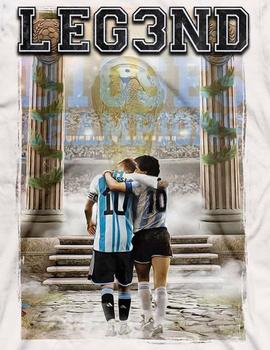 Camiseta Legend Messi Maradona