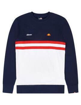 Sudadera Ellesse básica azul marino con blanco