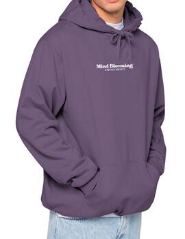 Sudadera Kaotiko Mid Blooming morada