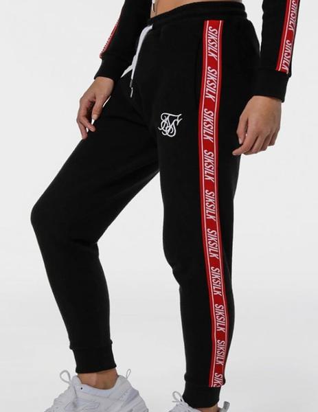 Pantalón chándal SikSilk mujer negro de algodón