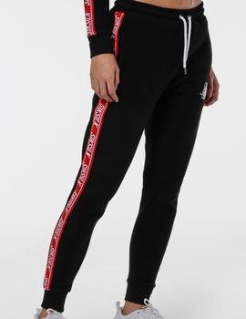 Pantalón Siksilk Peached Jogger negro para mujer