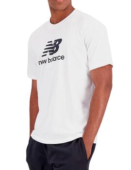 Camiseta básica New Balance blanca para hombre