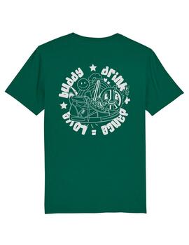 Camiseta Buddy Swinger verde botella para hombre