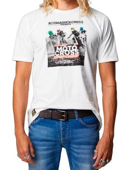 Camiseta Altona Dock blanca Moto Cross