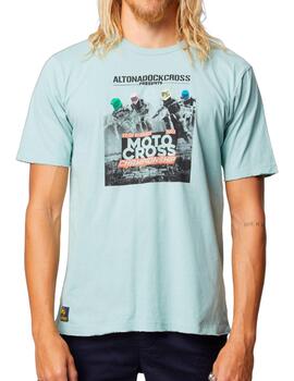 Camiseta Altona Dock verde Moto Cross
