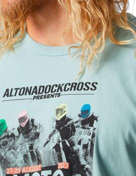 Camiseta Altona Dock verde Moto Cross