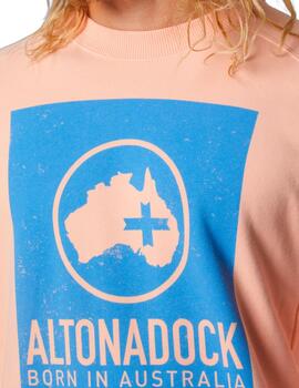 Sudadera Altona Dock Australia color salmón