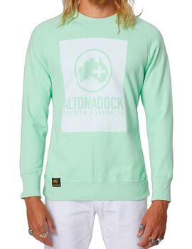 Sudadera Altona Dock Australia verde flúor