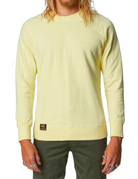 Sudadera lisa Altona Dock amarilla para hombre