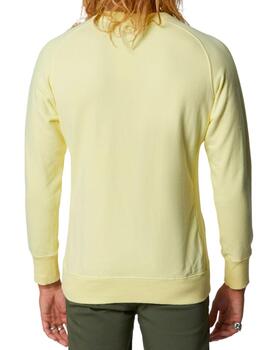 Sudadera lisa Altona Dock amarilla para hombre