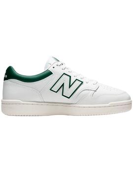 Zapatillas bajas New Balance blancas con verde