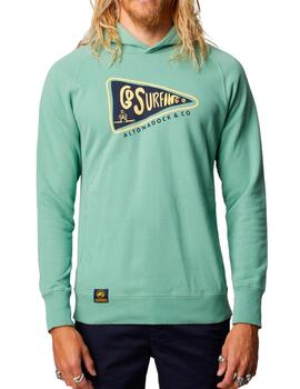 Sudadera Altona Dock Go Surfing verde para hombre